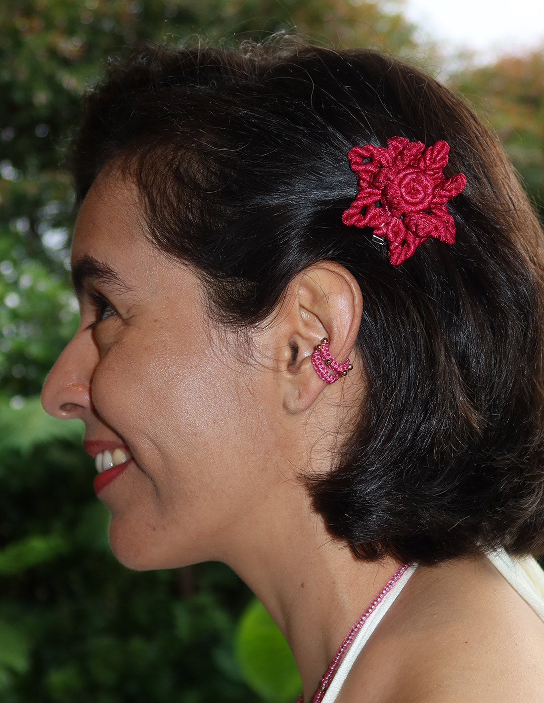 Ear Cuff Luna Lunera Pink