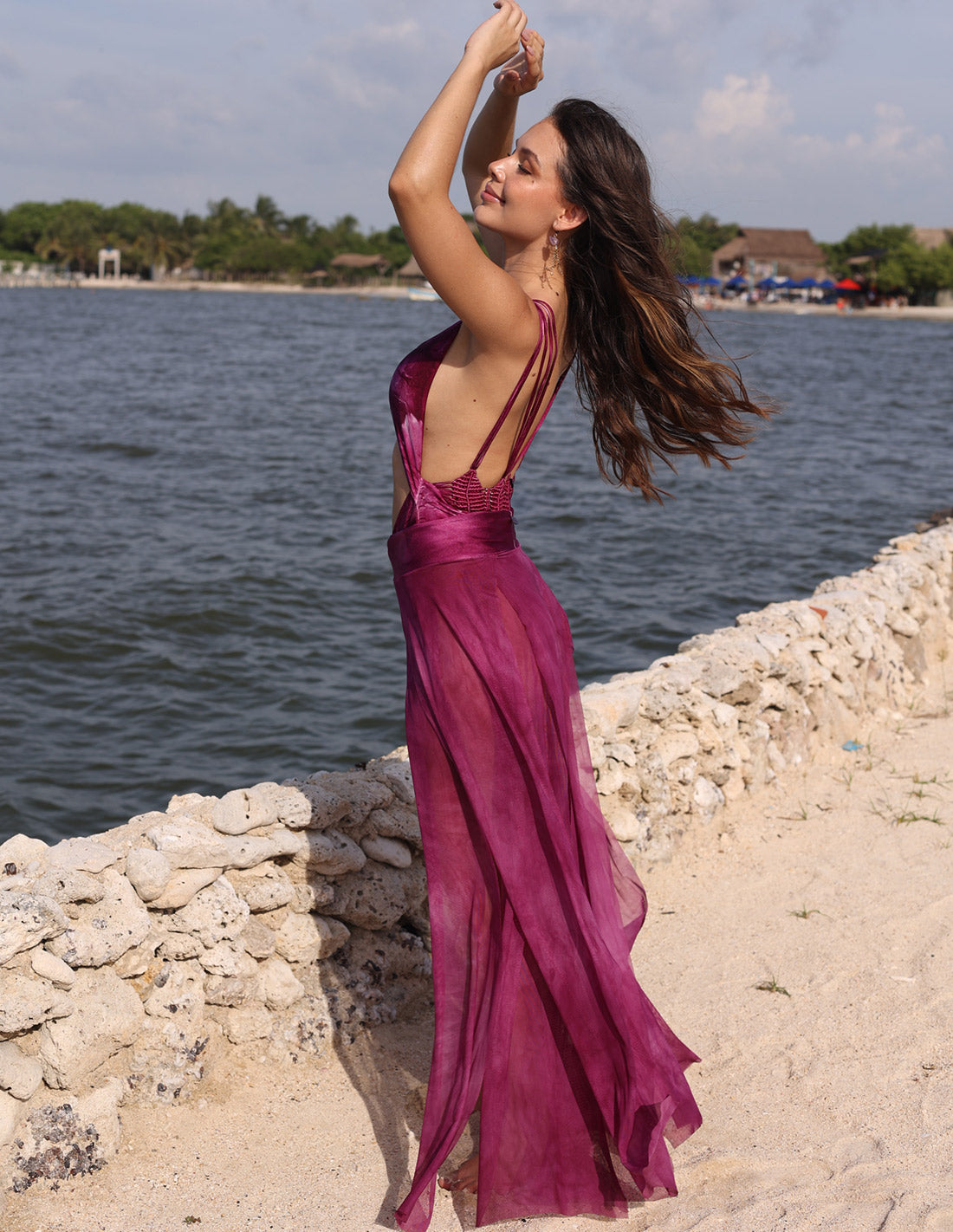 Falda Woods Violet Hand Dyed
