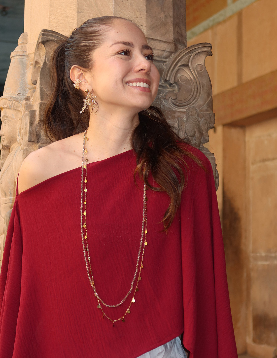 Collar Suri Ochre Tornasol