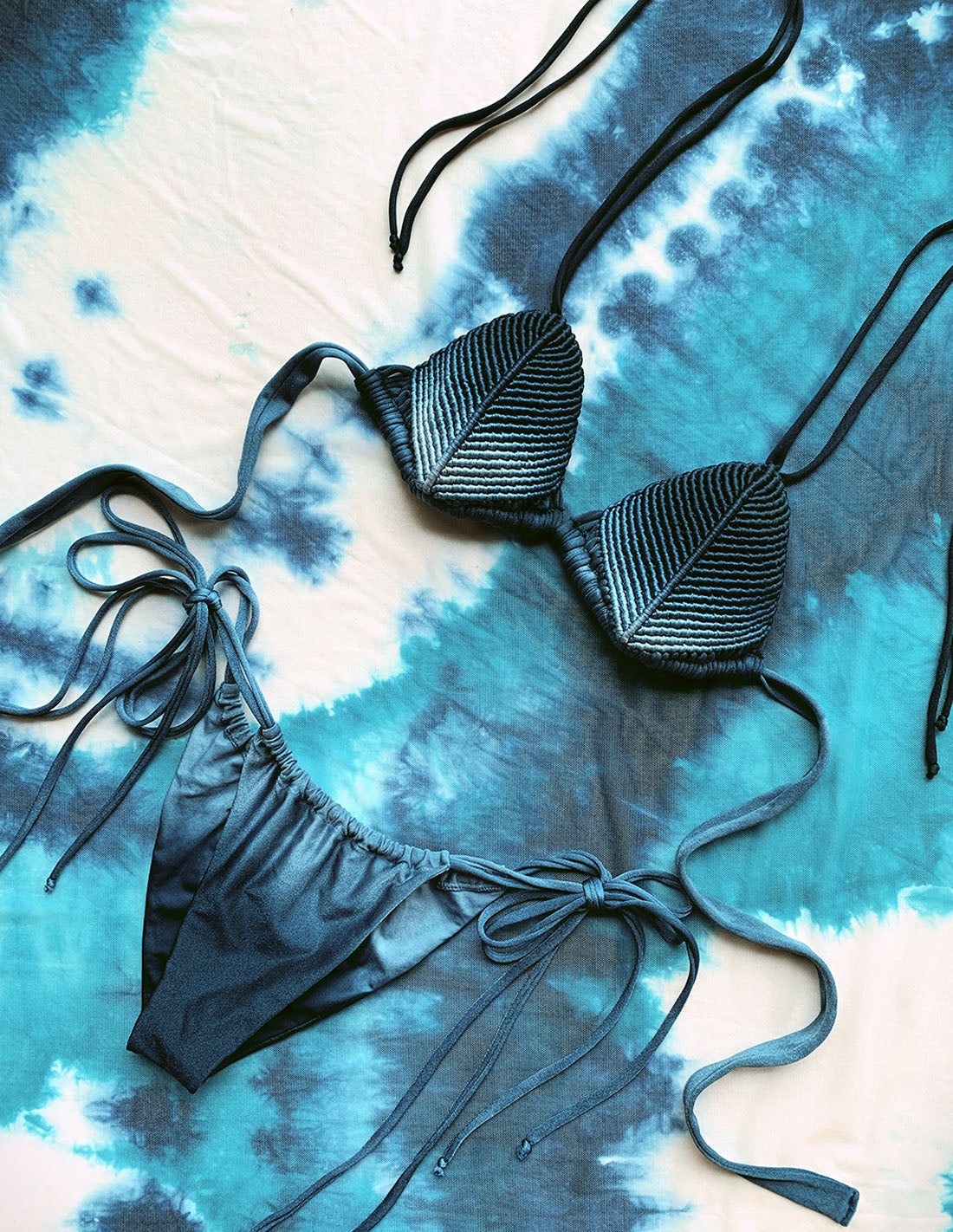 Bikini Shells Orbit Atardecer Azul