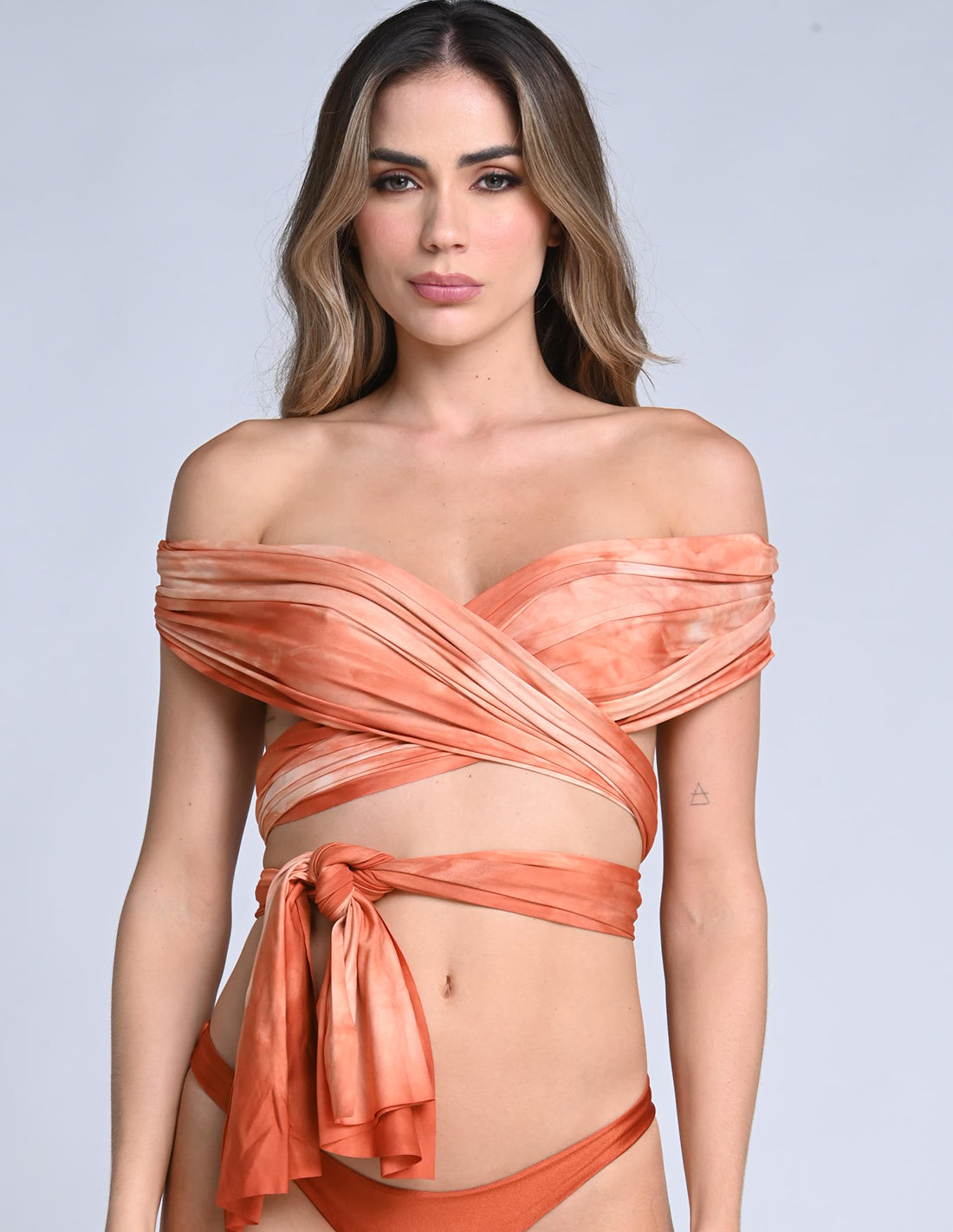 Tira Hydra Spotted Ochre. Tira Teñido A Mano Color Spotted Ochre