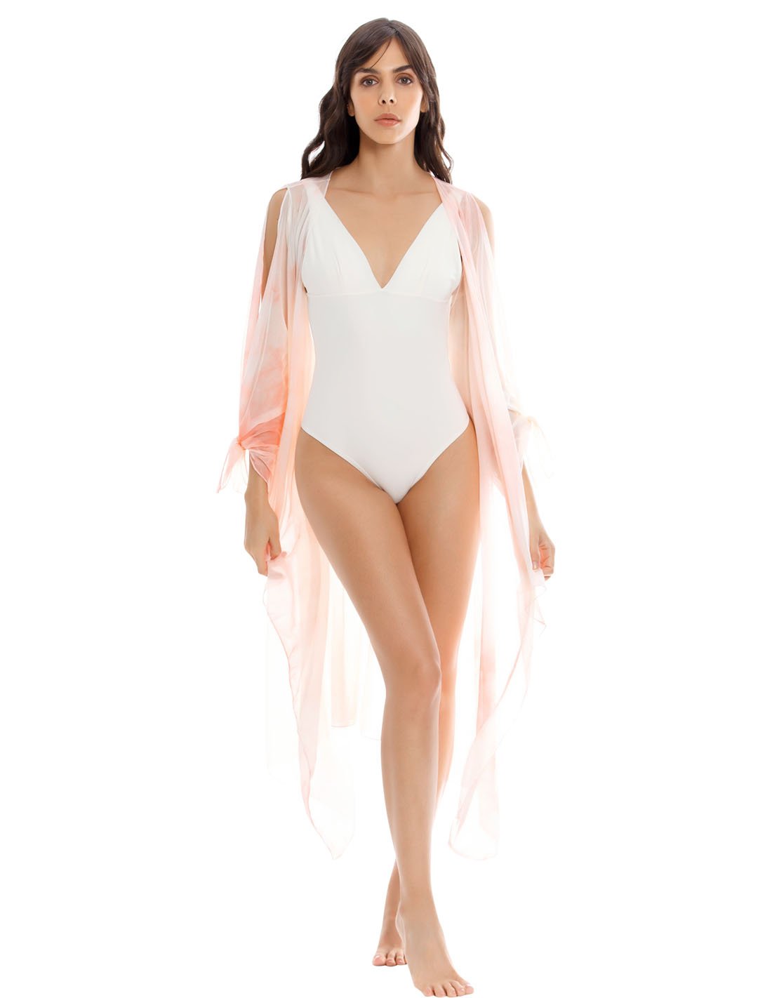 Caftan Orquídea Mariposa Soft Pink