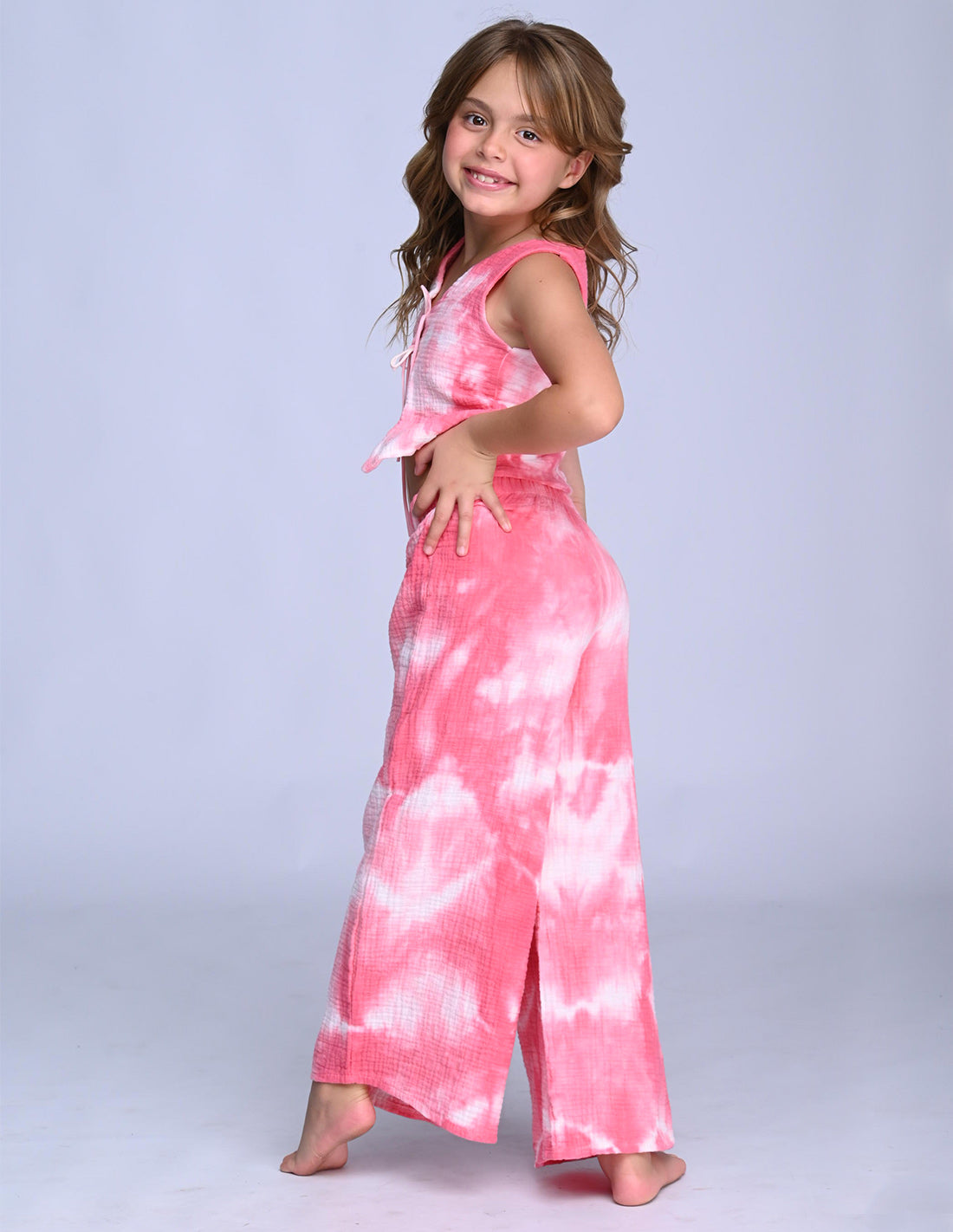 Outfit Chaleco & Pantalón Spotted Rose