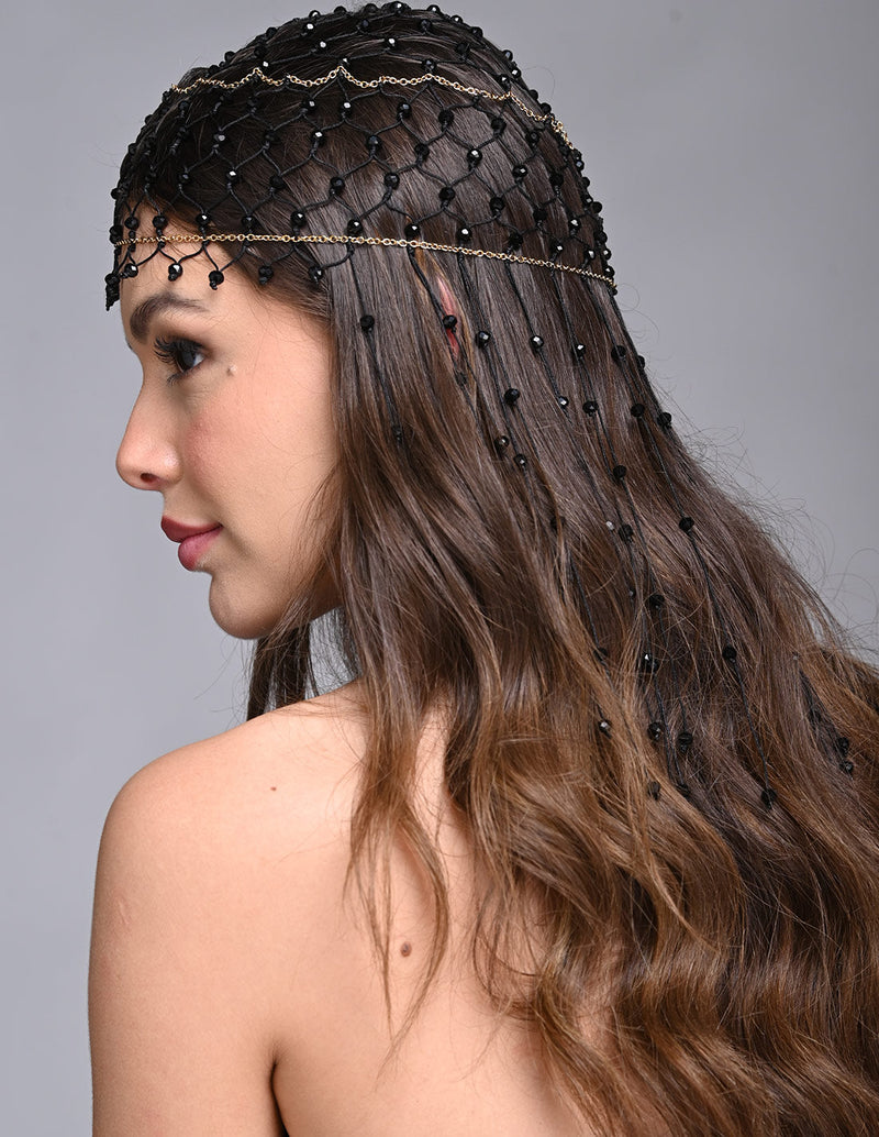 Tiara Skylar Negro. Tiara Color Negro