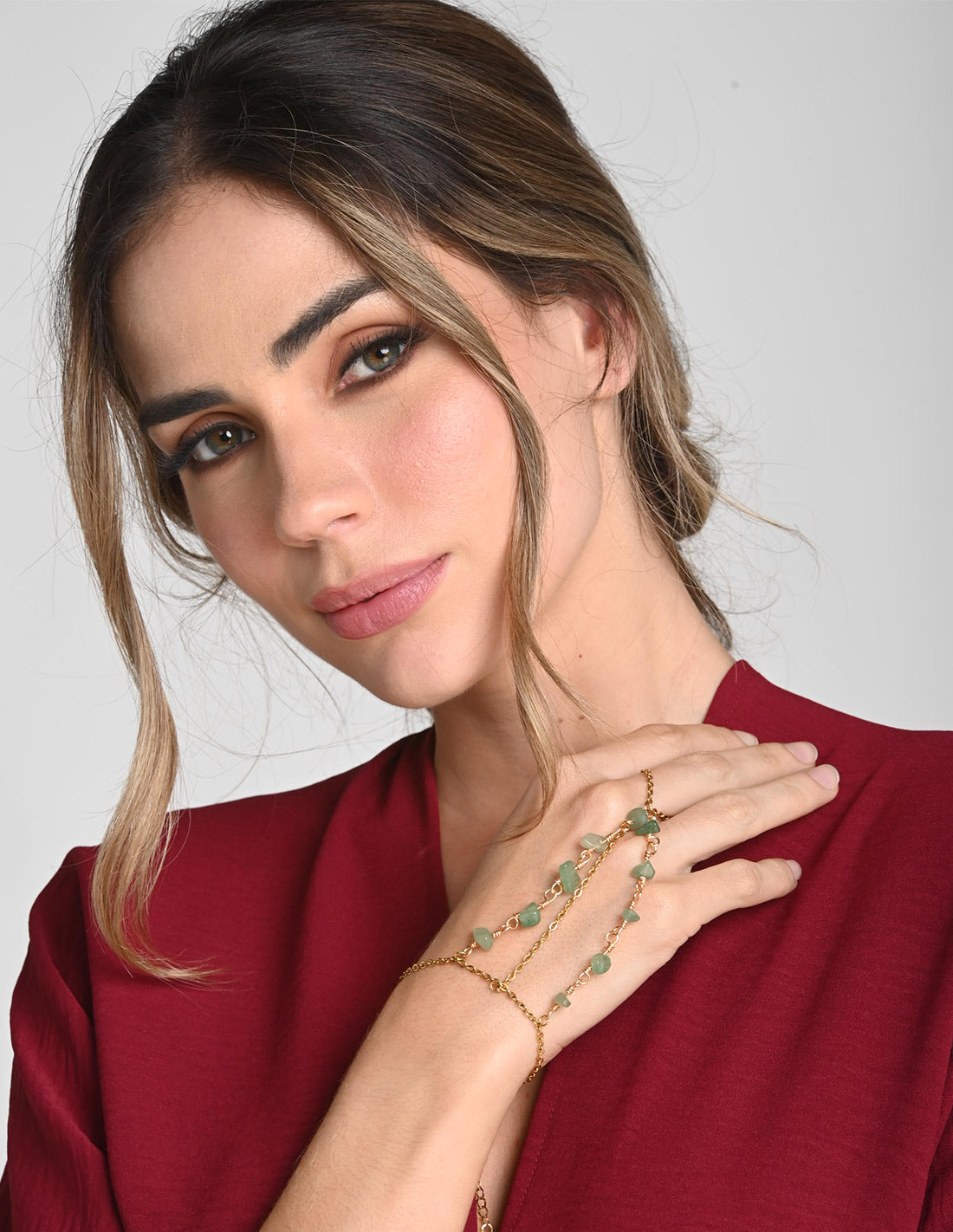 Manilla Indira Aventurina + Green. Manilla Color Aventurina + Green