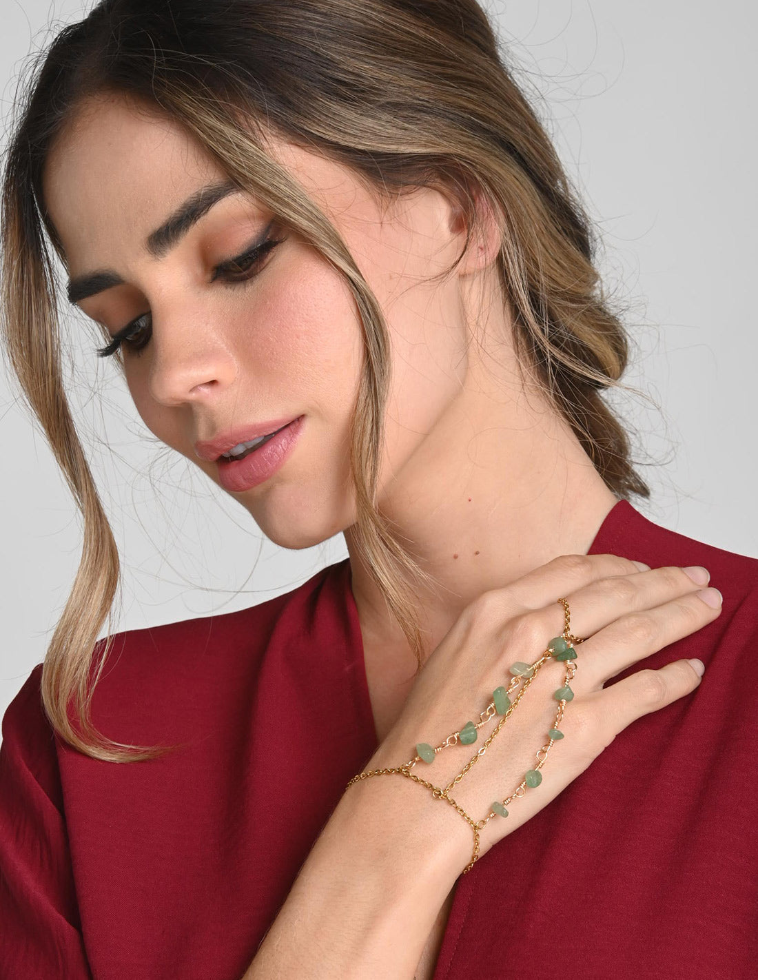 Manilla Indira Aventurina + Green. Manilla Color Aventurina + Green