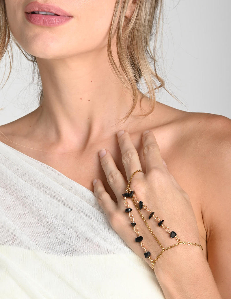 Manilla Indira Agata + Black. Manilla Color Agata + Black