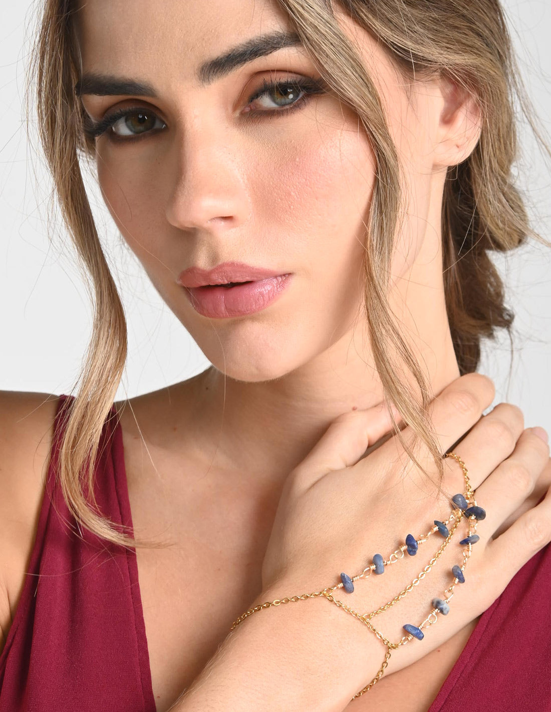 Manilla Indira Sodalita + Oil Blue. Manilla Color Sodalita + Oil Blue