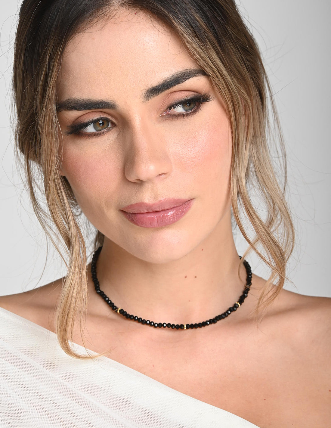 Choker Kiran Negro. Choker Color Negro