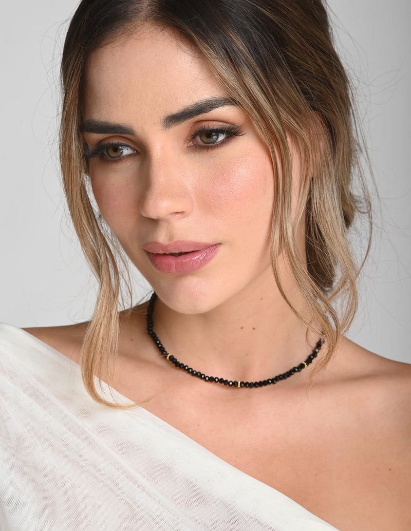 Choker Kiran Negro. Choker Color Negro