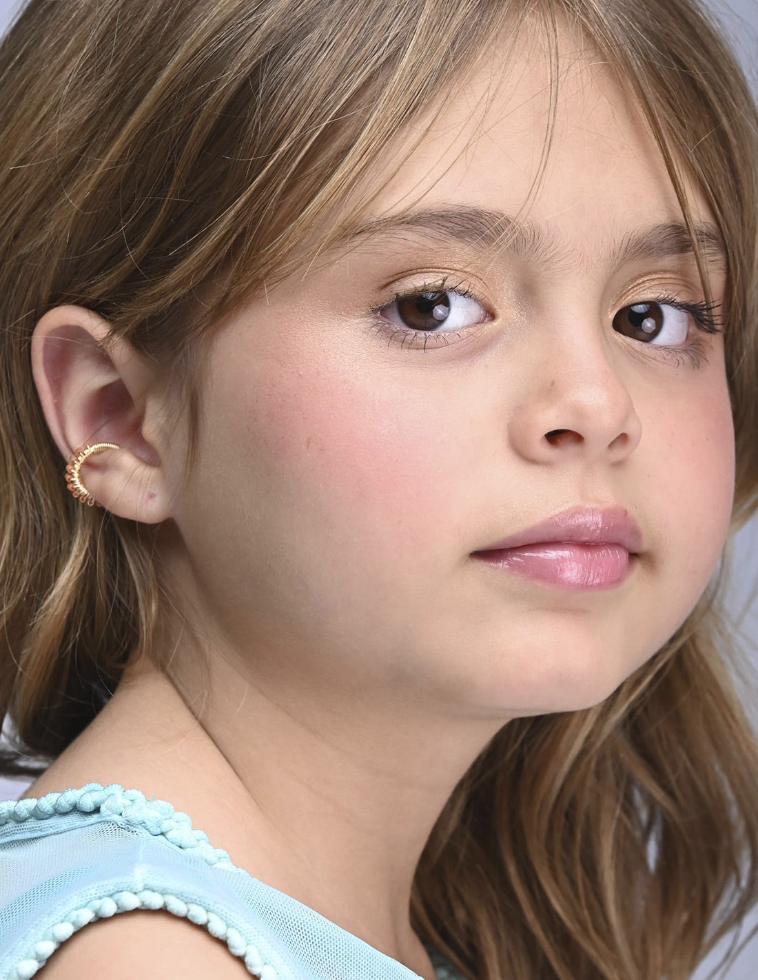 Ear Cuff Sorel Pink. Ear Cuff Color Pink