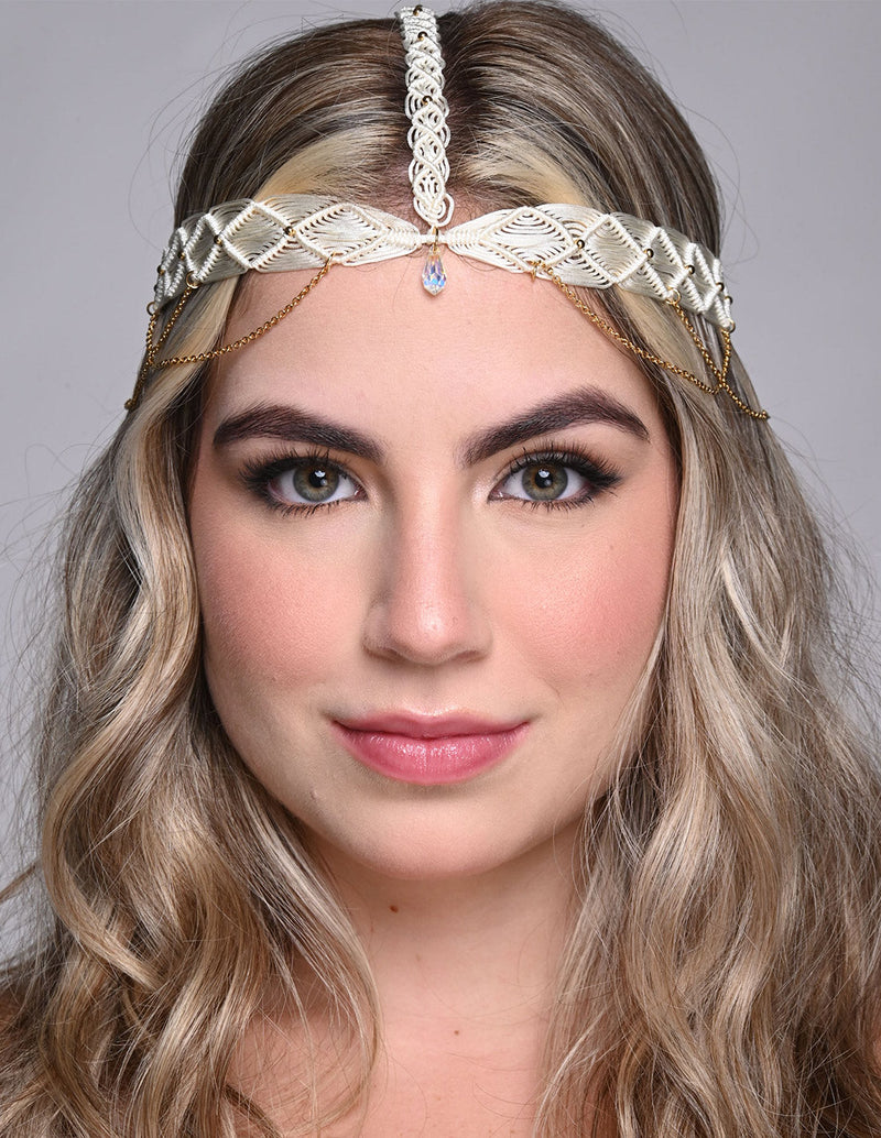 Tiara Reina Marfil. Tiara Color Marfil