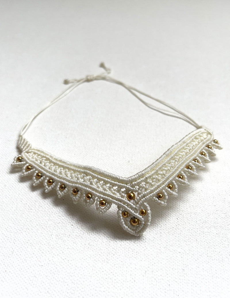 Brazalete Reina De Verano Marfil. Brazalete Color Marfil