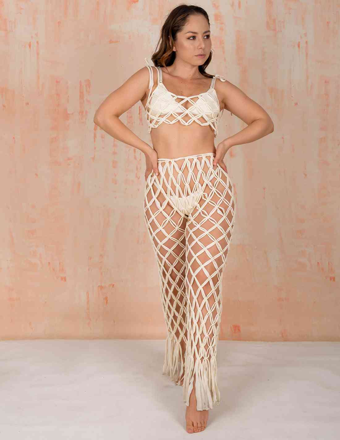 Pantalón Chanclas De Moises Marfil