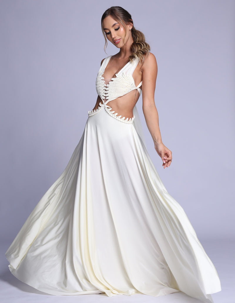 Vestido Wings Marfil