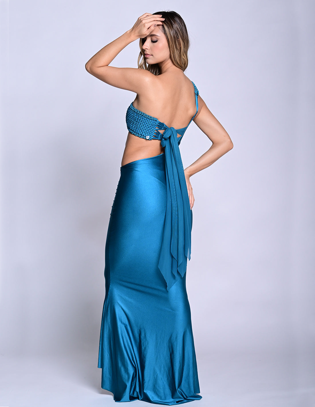 Vestido Kesha Oil Blue