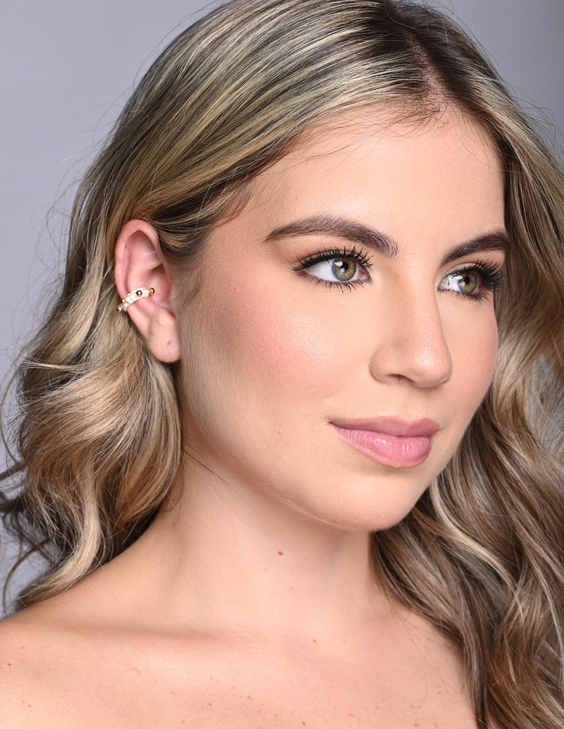 Ear Cuff Luna Lunera Marfil