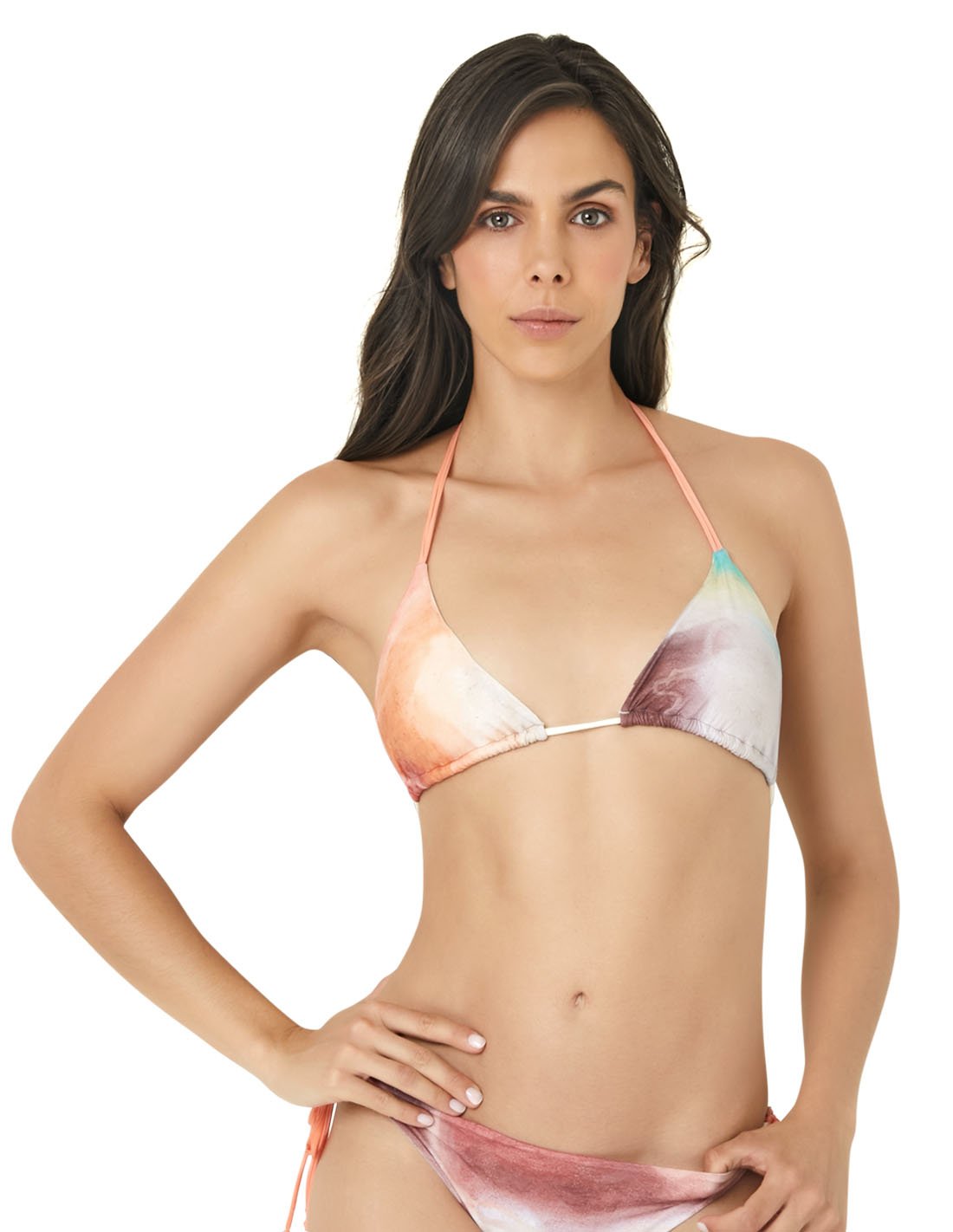 Top Oaxaca Especial. Bikini Top Color Oaxaca Especial. Entreaguas