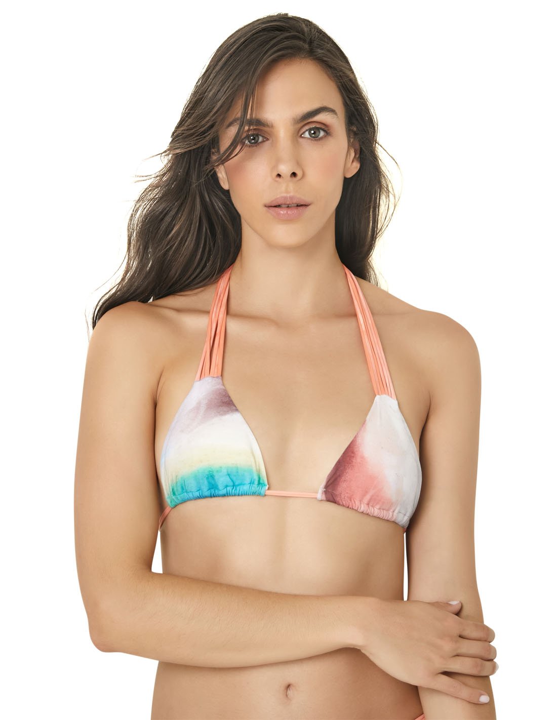 Top Oaxaca Especial. Bikini Top Color Oaxaca Especial. Entreaguas