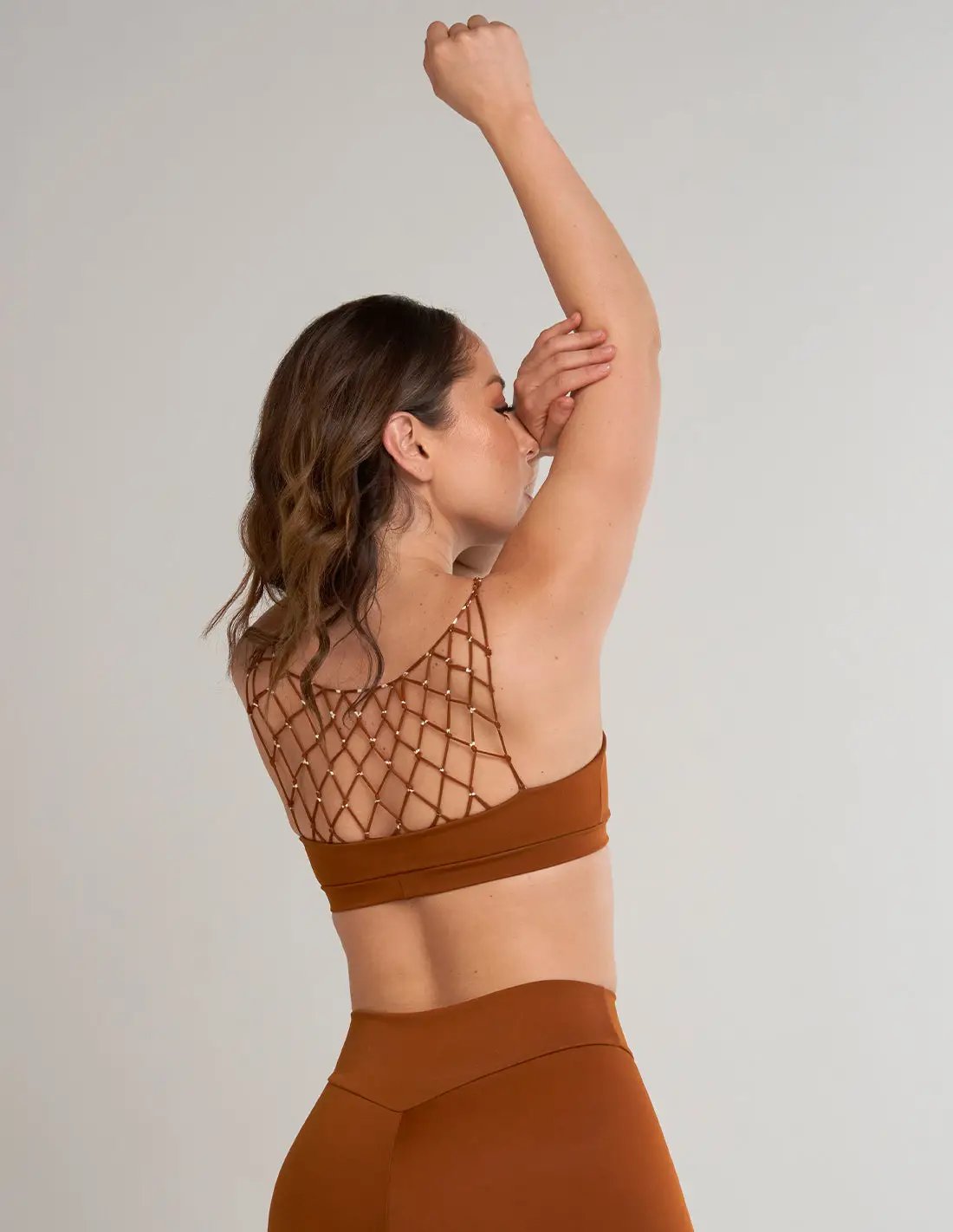 Woven Top Halo Ochre