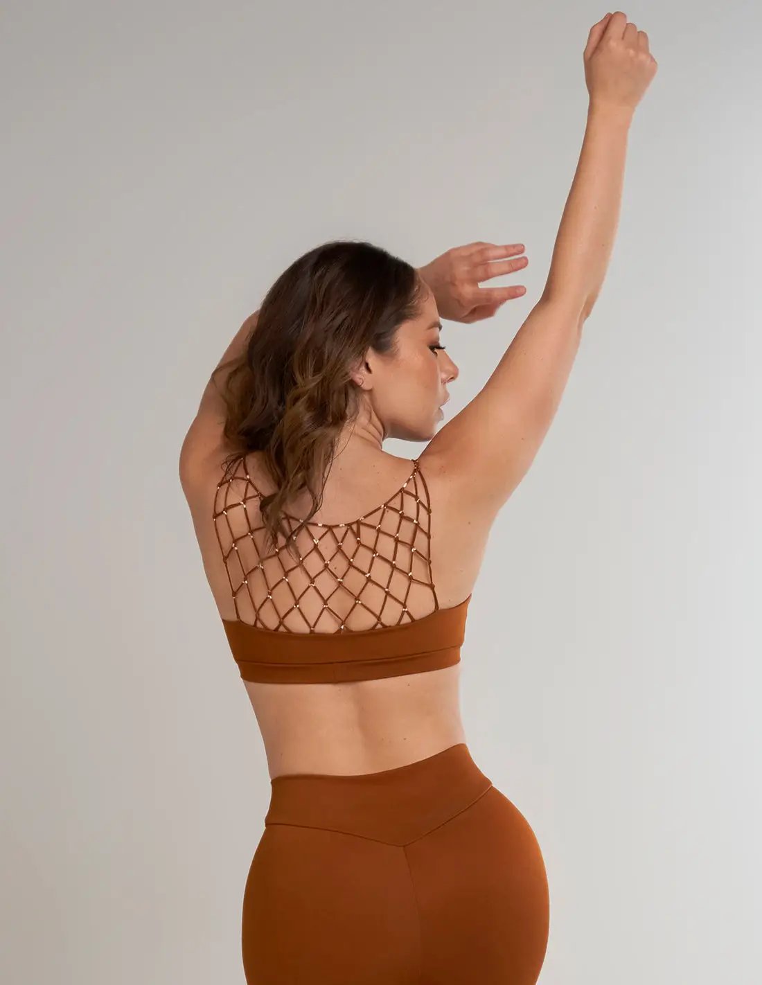 Woven Top Halo Ochre