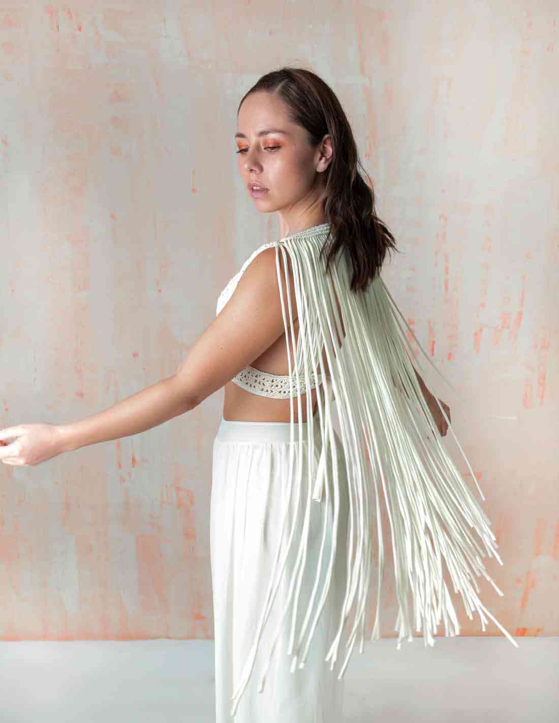 Capa Bronze Marfil - Entreaguas Wearable Art