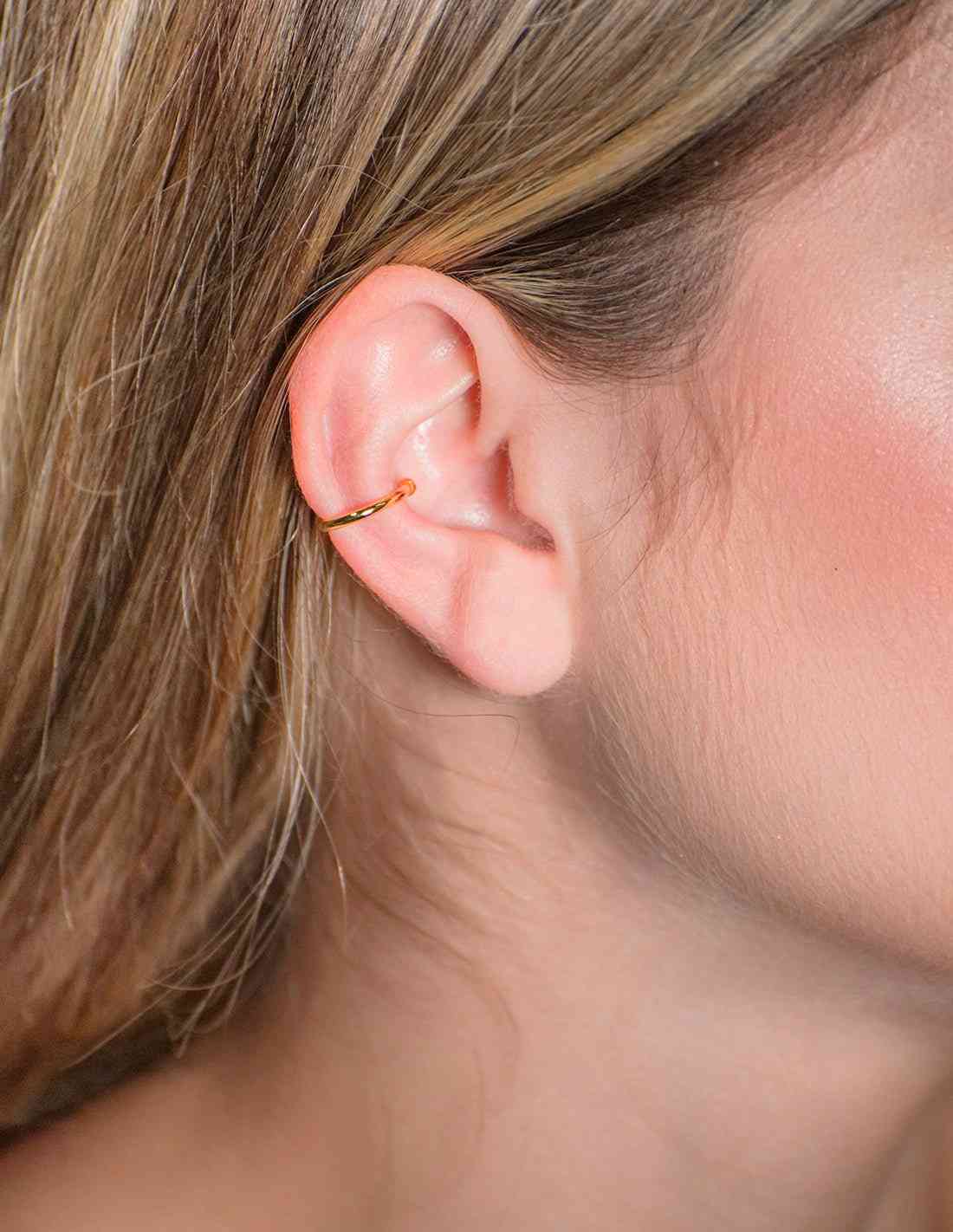 Earcuff Luna Herraje Dorado