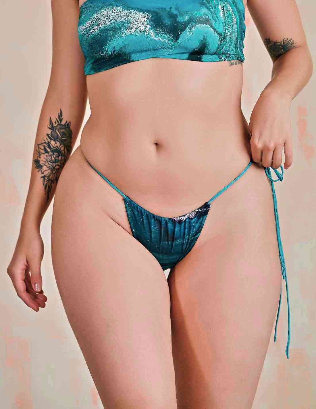 Panty Orbit Atacama. Panty De Bikini Color Atacama. Entreaguas