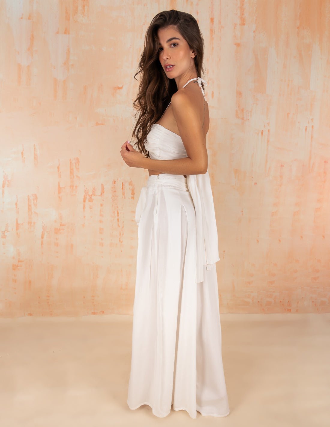 Top Hot Sand Marfil - Entreaguas Wearable Art